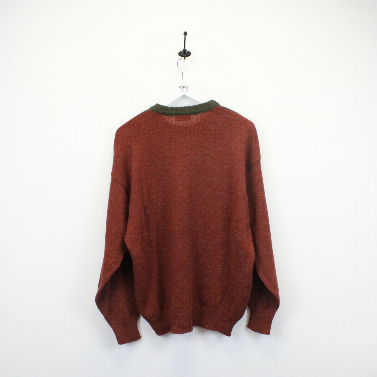 CHEMISE LACOSTE 90s Knit Sweatshirt | Large