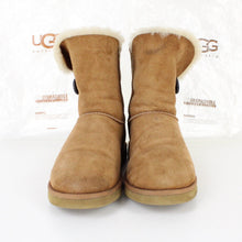 Load image into Gallery viewer, Womens UGG Boots Bailey Button Tan | UK 5
