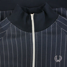 Load image into Gallery viewer, Mens FRED PERRY 90s Track Top Navy Blue | Large
