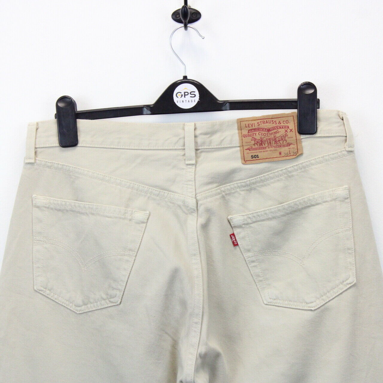 LEVIS 501 Jeans Beige | W36 L36