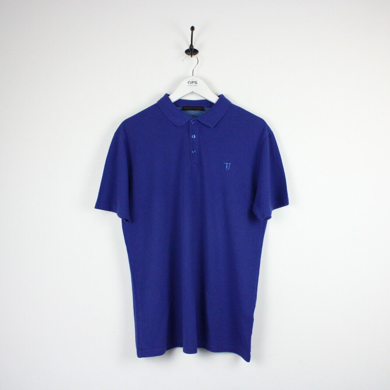 TRUSSARDI Polo Shirt Blue | Large