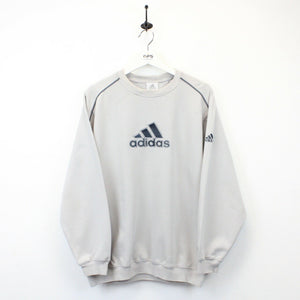 ADIDAS 00s Sweatshirt Beige | Large