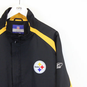 NFL REEBOK Pittsburgh STEELERS Jacket | Large