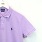 RALPH LAUREN Polo Shirt Purple | Small