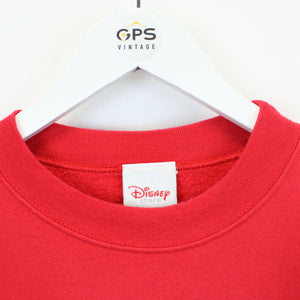 DISNEY 90s Sweatshirt Red | Medium