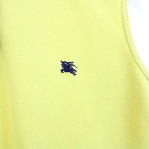 Womens BURBERRY Polo Shirt Yellow | XS