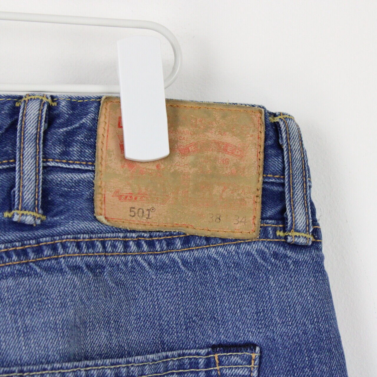 LEVIS 501 Jeans Mid Blue | W38 L34