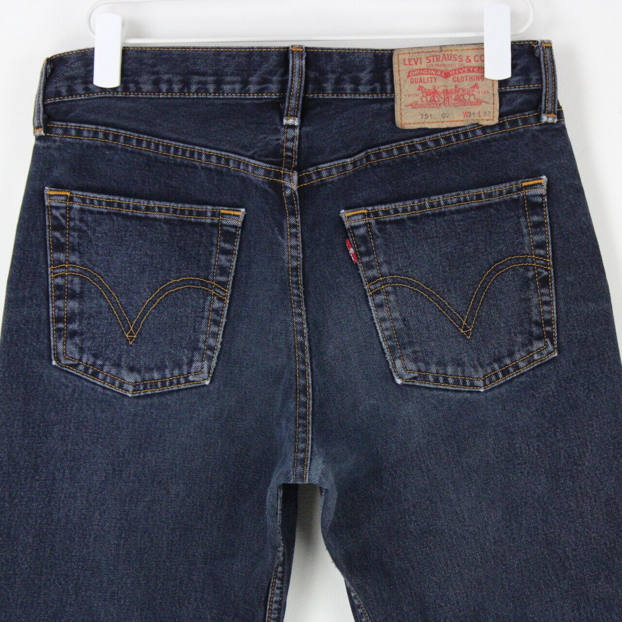 Mens LEVIS 751 Jeans Dark Blue | W31 L32