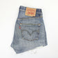 Womens LEVIS 501 Shorts Mid Blue | W29