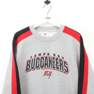 NFL 00s Tampa Bay BUCCANEERS Sweatshirt Grey | Large