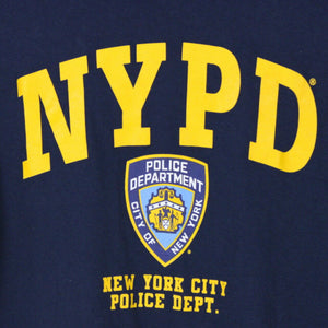 Mens NYPD T-Shirt Navy Blue | Medium
