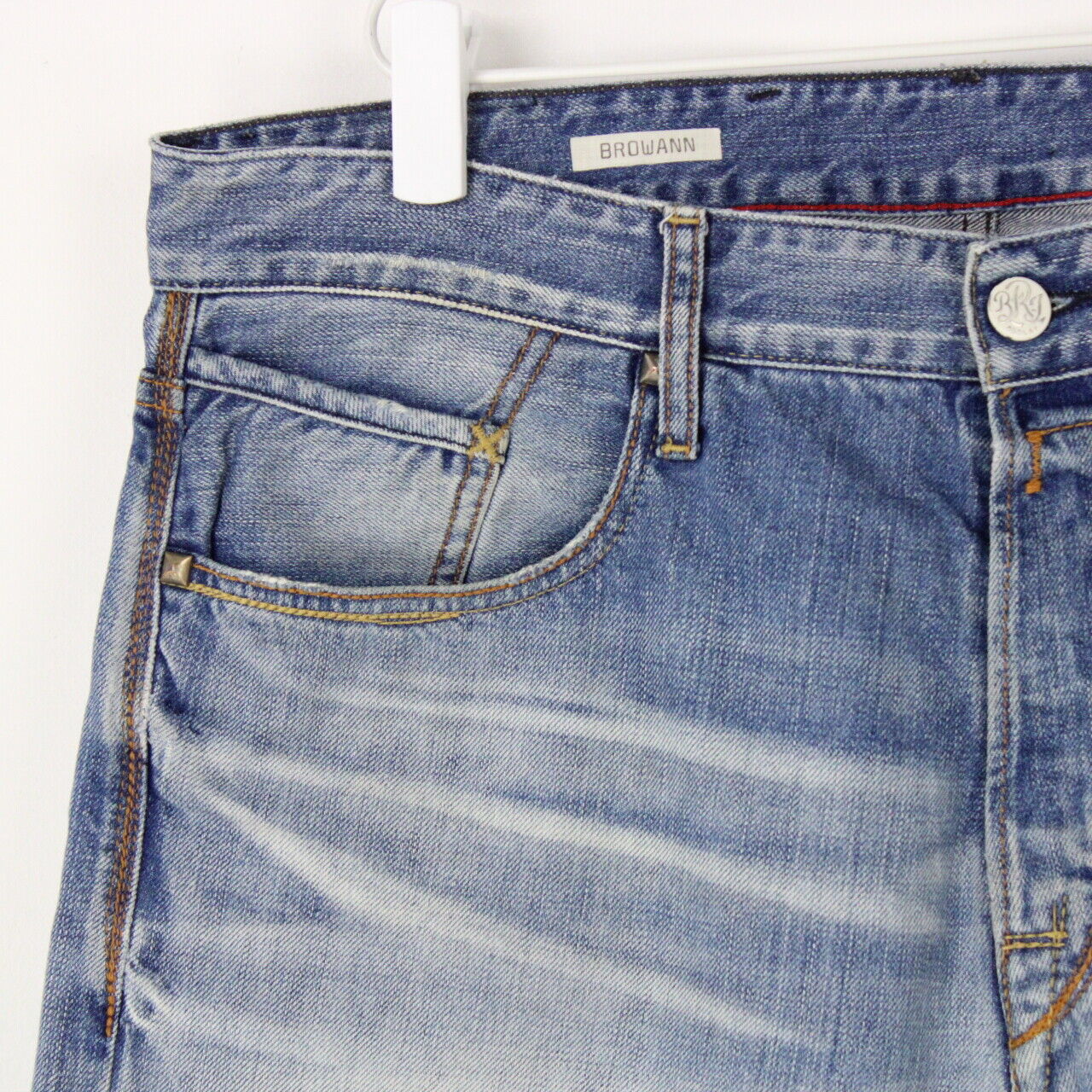 Mens REPLAY Browann Jeans Mid Blue | W36 L30