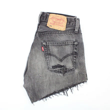 Load image into Gallery viewer, Womens LEVIS 501 Shorts Grey Charcoal | W28
