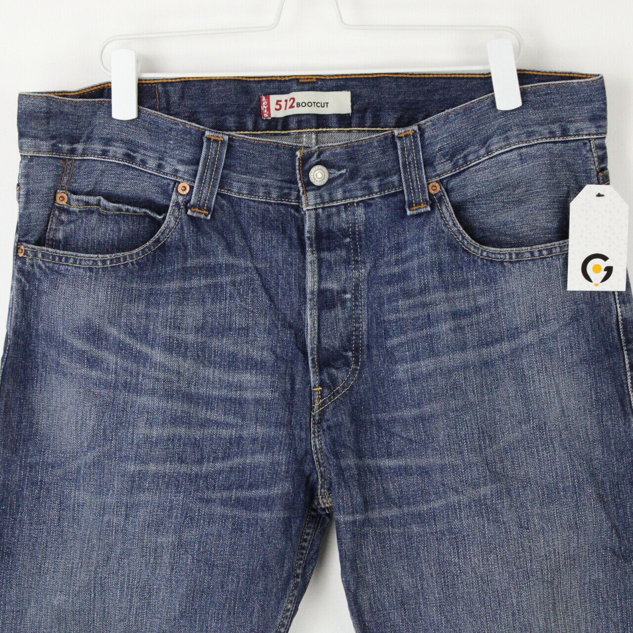 Mens LEVIS 512 Jeans Mid Blue | W38 L30