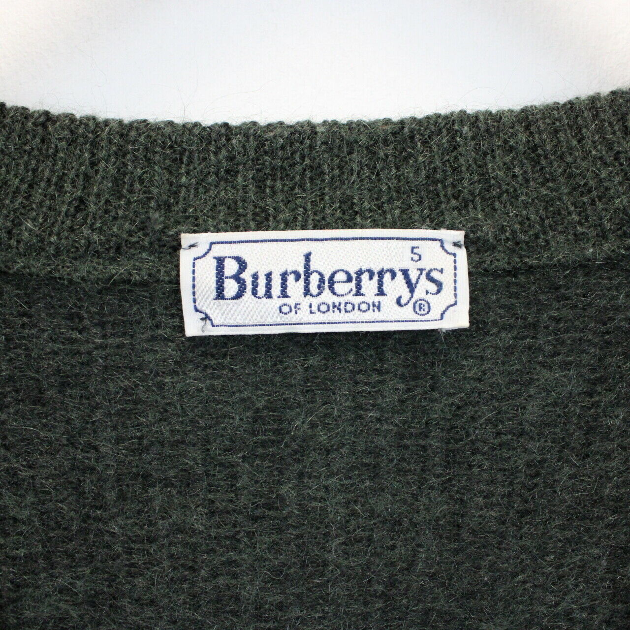 BURBERRYS OF LONDON 90s Cardigan Green | Medium