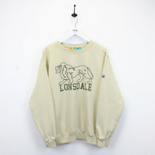 Load image into Gallery viewer, LONSDALE 00s Sweatshirt Beige | Large
