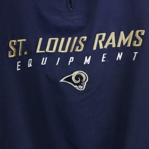 NFL REEBOK St. Louis RAMS 1/4 Zip Jacket | XL