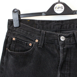 LEVIS 501 Jeans Black Charcoal | W32 L32