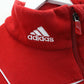 ADIDAS 00s 1/4 Zip Sweatshirt Red | Large