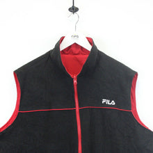 Load image into Gallery viewer, FILA 90s Fleece Gilet Red Black | XXL
