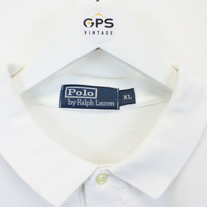RALPH LAUREN Polo Shirt White | XL