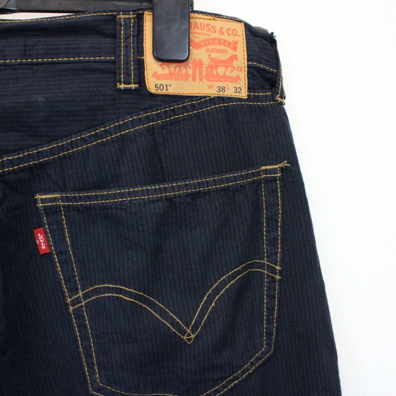 LEVIS 501 Jeans Black | W38 L32