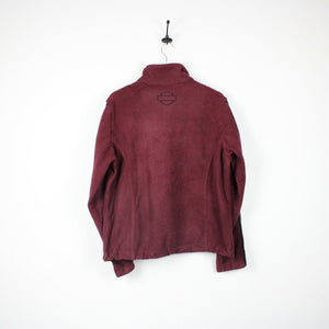 Womens Vintage HARLEY DAVIDSON Fleece Red | XL
