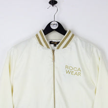 Load image into Gallery viewer, Womens ROCAWEAR Varsity Jacket Cream | Medium
