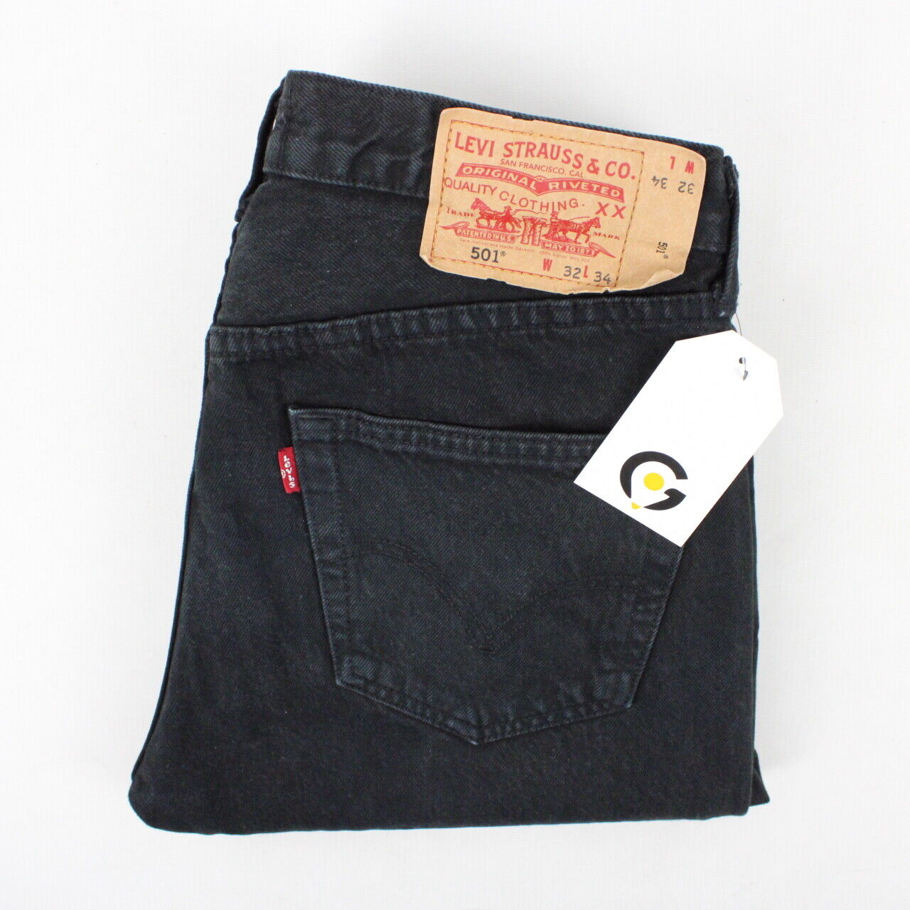 Mens LEVIS 501 Jeans Black | W32 L34