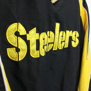 NFL 00s Pittsburgh STEELERS Jacket Black | XXL