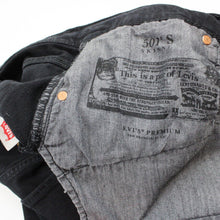 Load image into Gallery viewer, Womens LEVIS 501 S Big E Jeans Black | W32 L28
