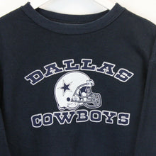 Load image into Gallery viewer, Womens NFL Dallas COWBOYS Sweatshirt Navy Blue | Medium
