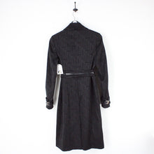 Load image into Gallery viewer, Womens KAREN MILLEN Trench Monogram Coat Black | Medium
