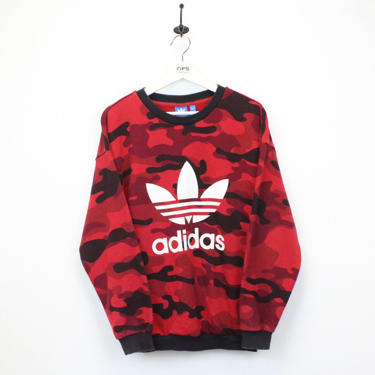 Womens ADIDAS ORIGINALS Sweatshirt Red | Medium UK 8-10