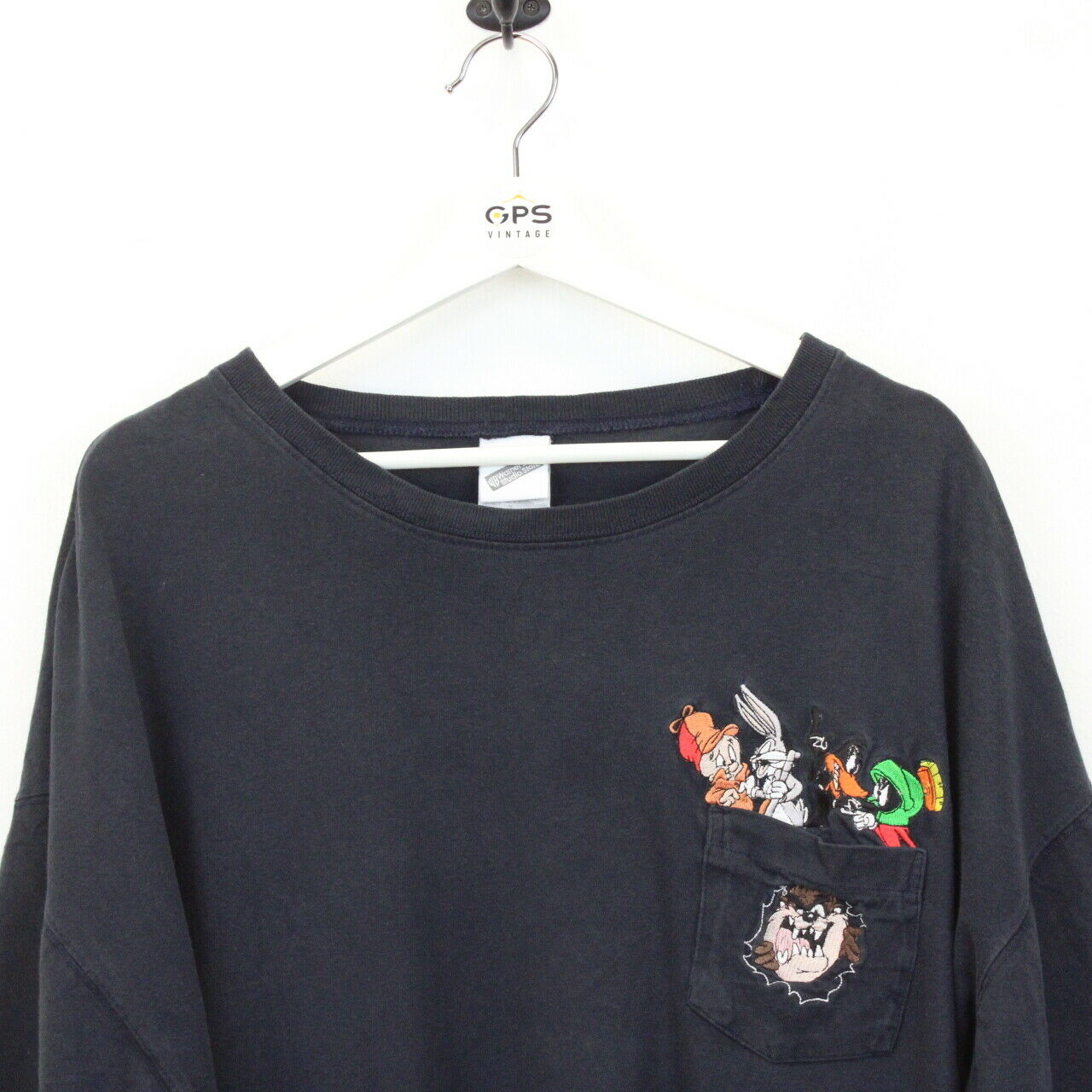 LOONEY TUNES 90s T-Shirt Black | XXXL