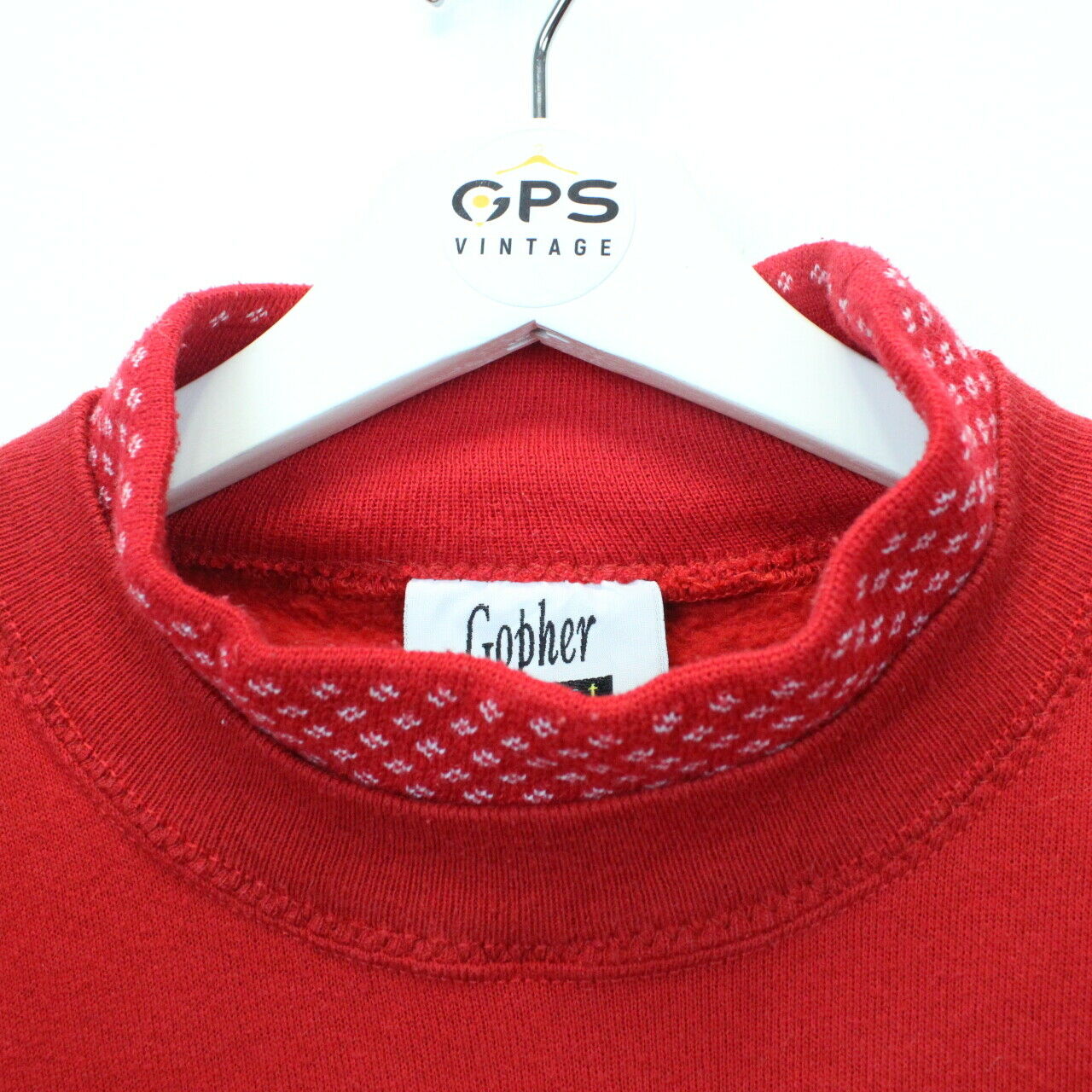 90s Christmas Sweatshirt Red | XL