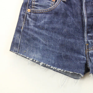 Womens LEVIS 501 Shorts Dark Blue | W28