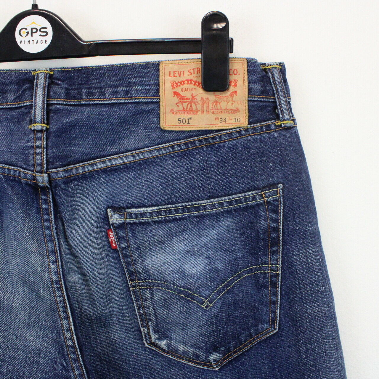 LEVIS 501 Jeans Dark Blue | W34 L30