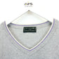 FRED PERRY 90s Knit Sweatshirt Grey | Medium