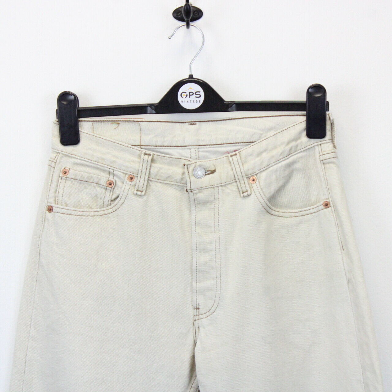 Womens LEVIS 501 Jeans Beige | W30 L28