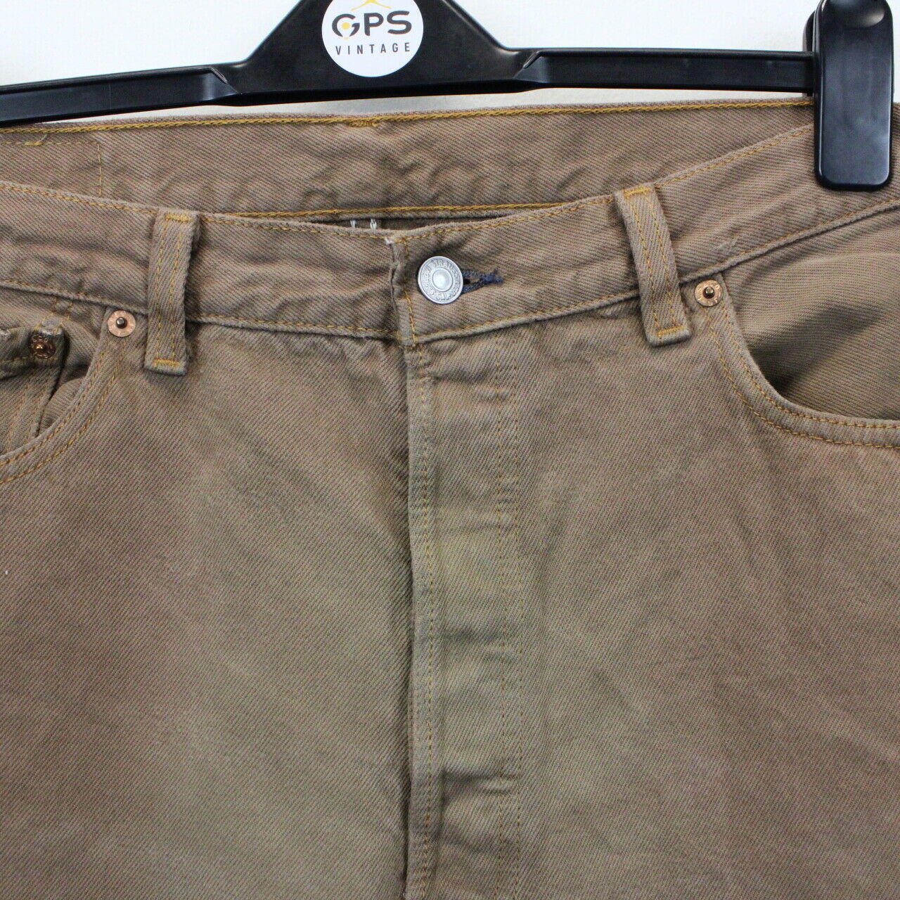 Womens LEVIS 501 Jeans Brown | W36 L32