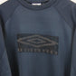 UMBRO 00s Sweatshirt Navy Blue | Small