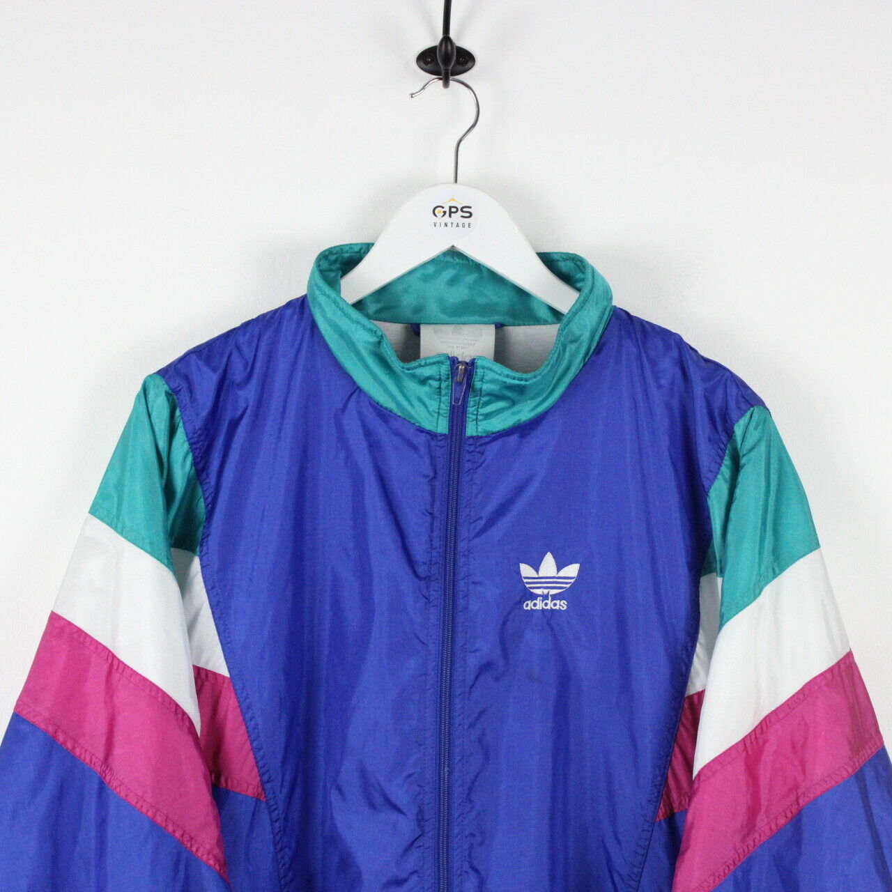 Vintage 90s ADIDAS Track Jacket Blue | XL
