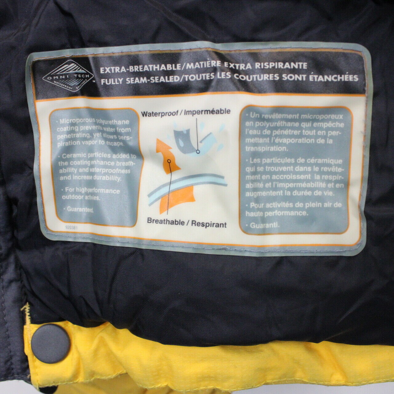 COLUMBIA 00s Jacket Yellow | XL