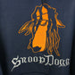 Mens SNOOP DOGG CLOTHING 90s Hoodie Navy Blue | XL