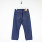 Mens LEVIS 501 Jeans Dark Blue | W34 L28
