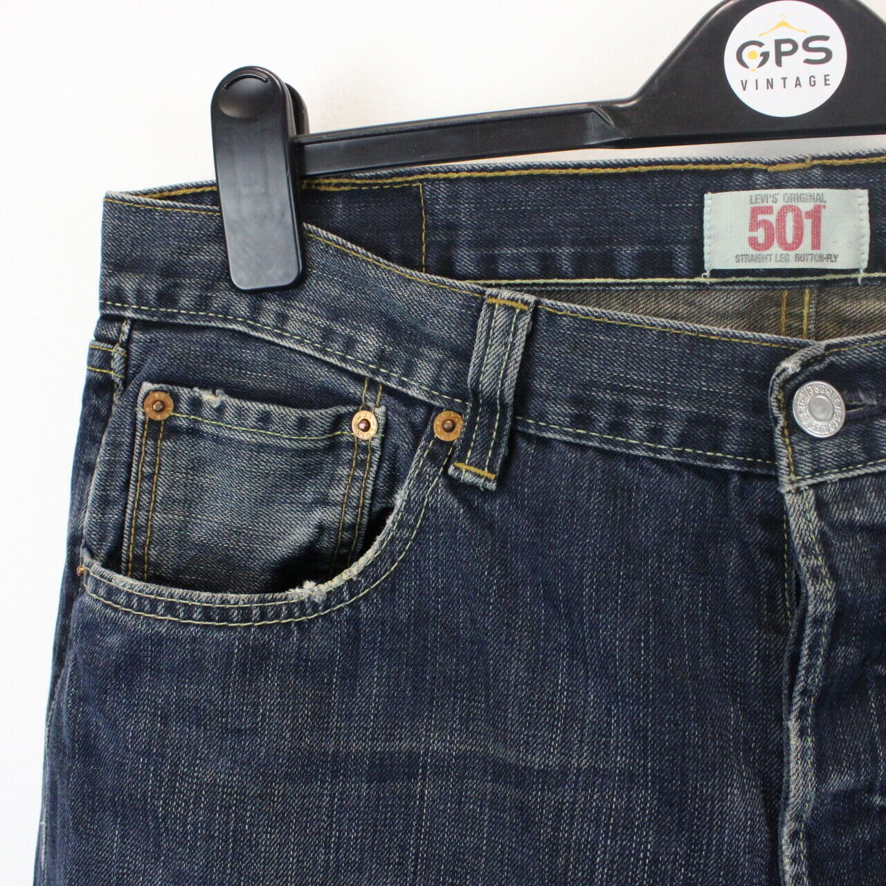 LEVIS 501 Jeans Dark Blue | W36 L30