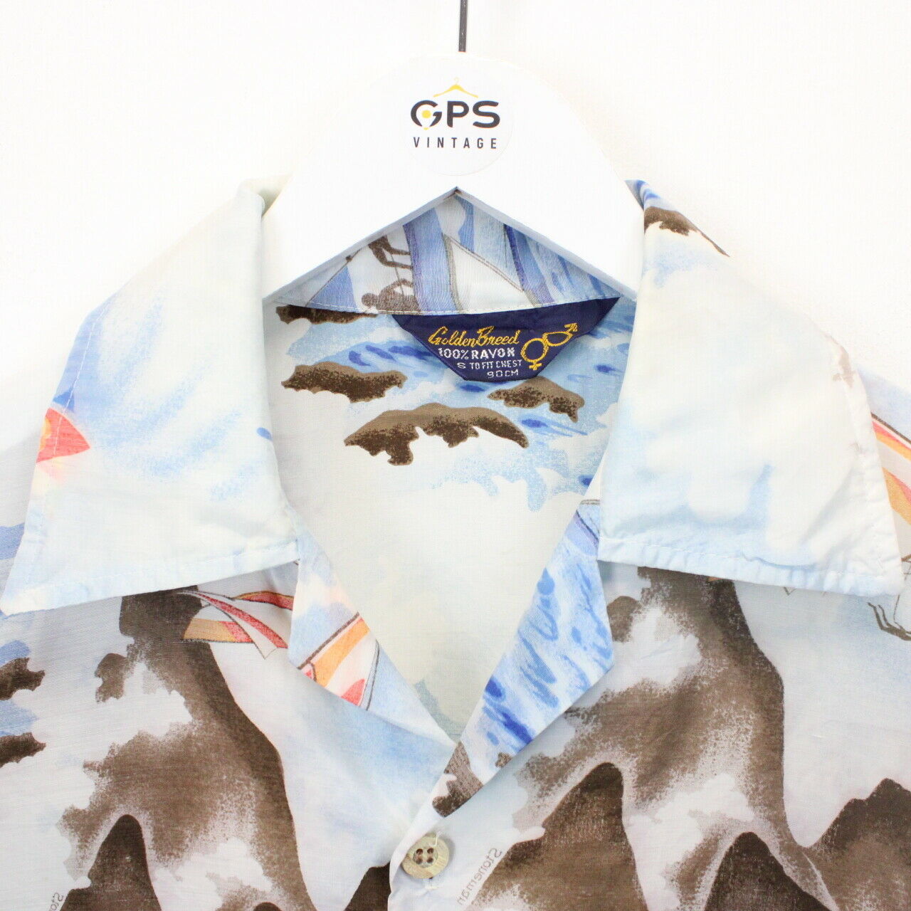 80s Hawaiian Shirt Multicolour | Small