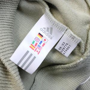 ADIDAS 00s Knit Sweatshirt Beige | Large