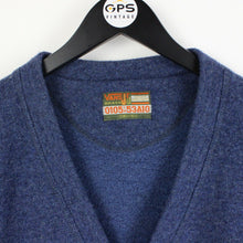 Load image into Gallery viewer, VANS 80s Knit Cardigan Blue | Large

